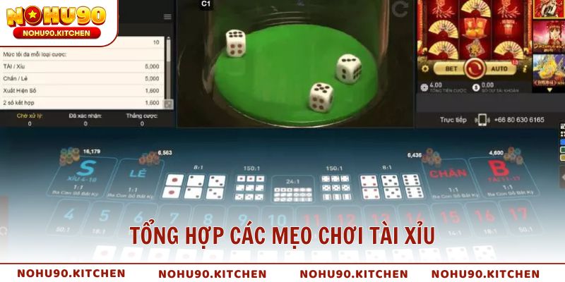 Tổng hợp các mẹo chơi tài xỉu giúp bạn nắm thế chủ động