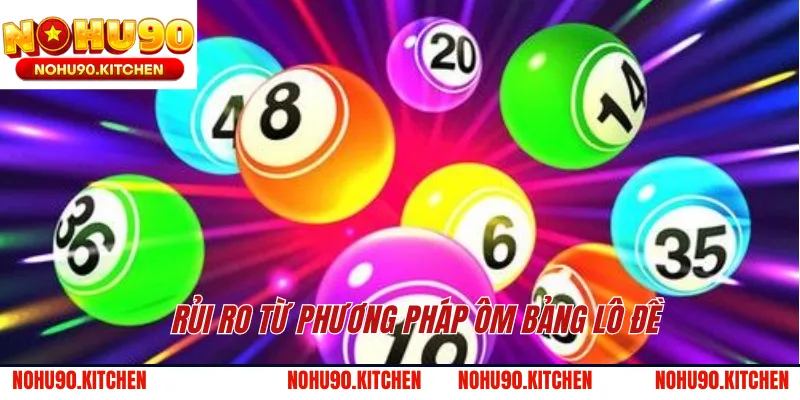 Rủi ro từ phương pháp ôm bảng lô đề